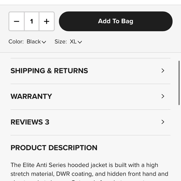 Rip Curl Elite Anti-Series Zip Through Jacket XL Never Worn - Picture 5 of 10